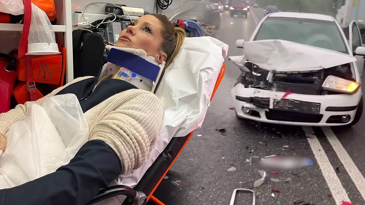 Tereza Kerndlová měla autonehodu: Zpěvačka zveřejnila děsivé záběry